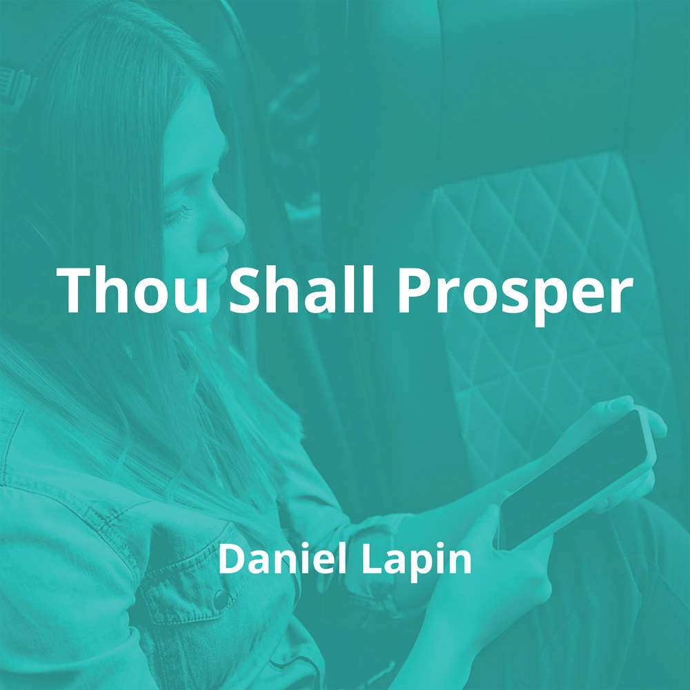 Thou Shall Prosper by Daniel Lapin - Summary